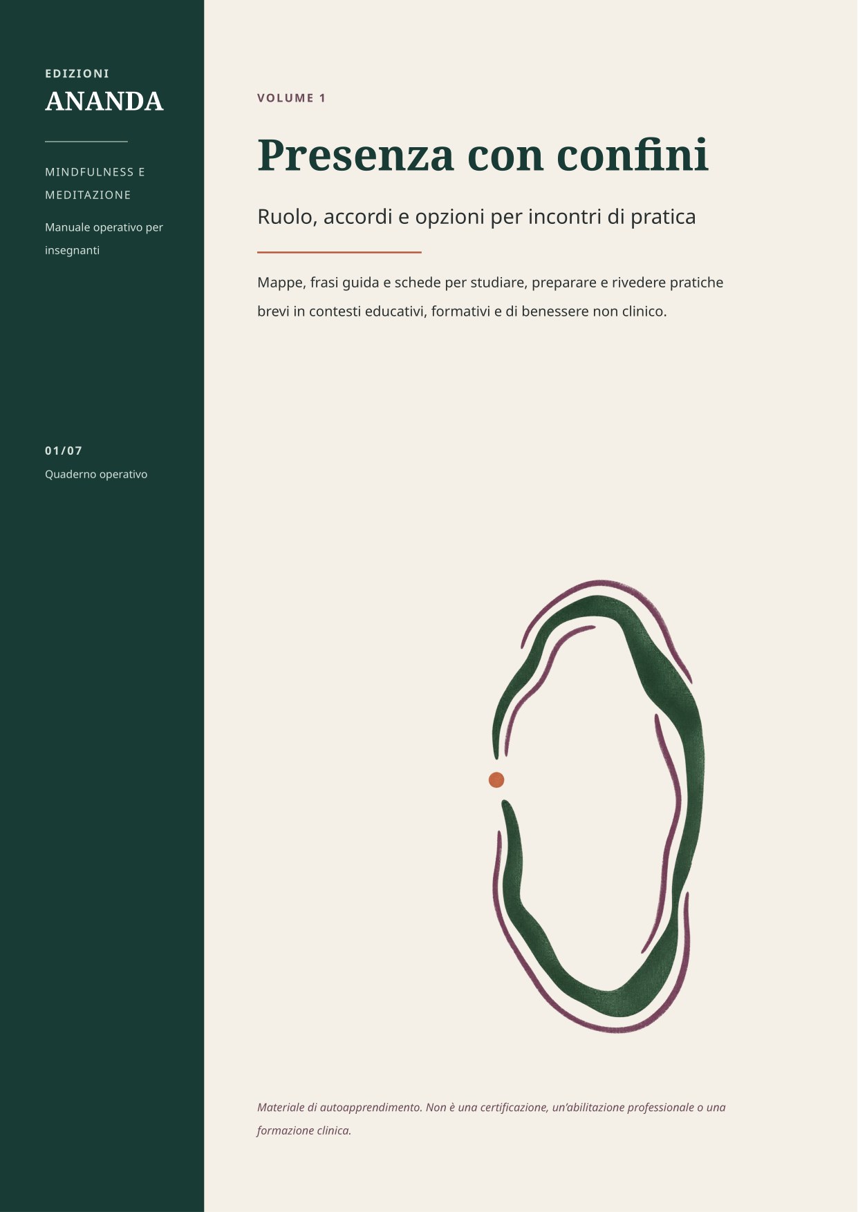 Copertina del Volume 1 Mindfulness e Meditazione, Manuale operativo per insegnanti