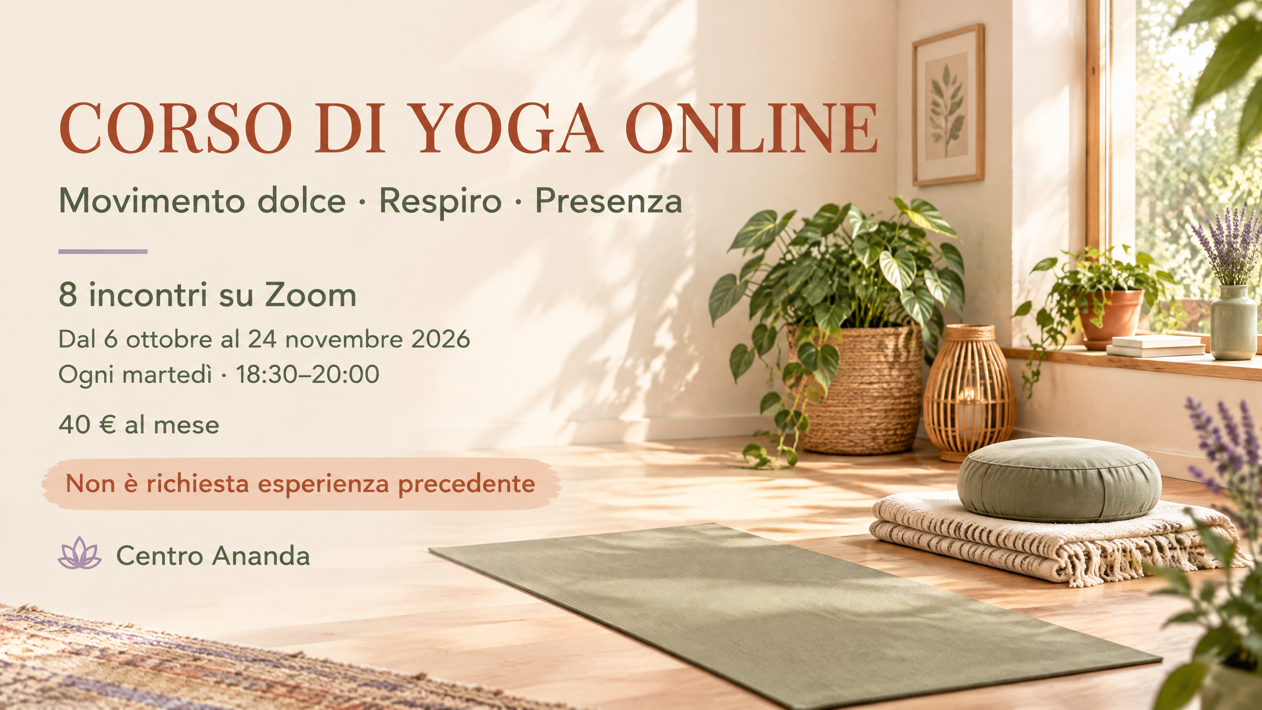 Corso di yoga online